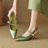 Jovanni | Women Kitten Mule-Heels with Lift and Comfort