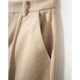 Grace | Women's Tapered Wool Blend Pants with High Waist