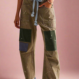 Théa | Women's Relaxed Denim Jeans with Rope Waist
