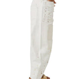 Théa | Women's Relaxed Denim Jeans with Rope Waist