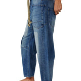 Théa | Women's Relaxed Denim Jeans with Rope Waist