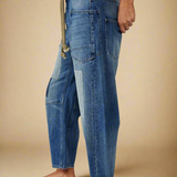 Théa | Women's Relaxed Denim Jeans with Rope Waist