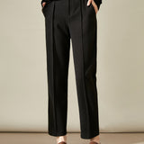 Grace | Women's Tapered Wool Blend Pants with High Waist