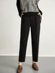 Grace | Women's Tapered Wool Blend Pants with High Waist