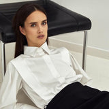Madeline | Women Blouse With Cotton Sharp Collar