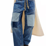 Théa | Women's Relaxed Denim Jeans with Rope Waist