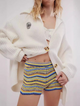 Madeline | Women's Shorts with Elastic and Knit