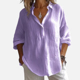 Laricci | Women’s Linen Blend Tunic Shirt