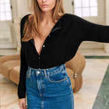 Nordique |  Women Cardigan With Mohair Blend Long Sleeve