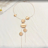 Noira | Women Necklace with Drop Design and Gold Tone