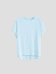 Genevieve | Women Tee With Cotton Linen Oversized Fit
