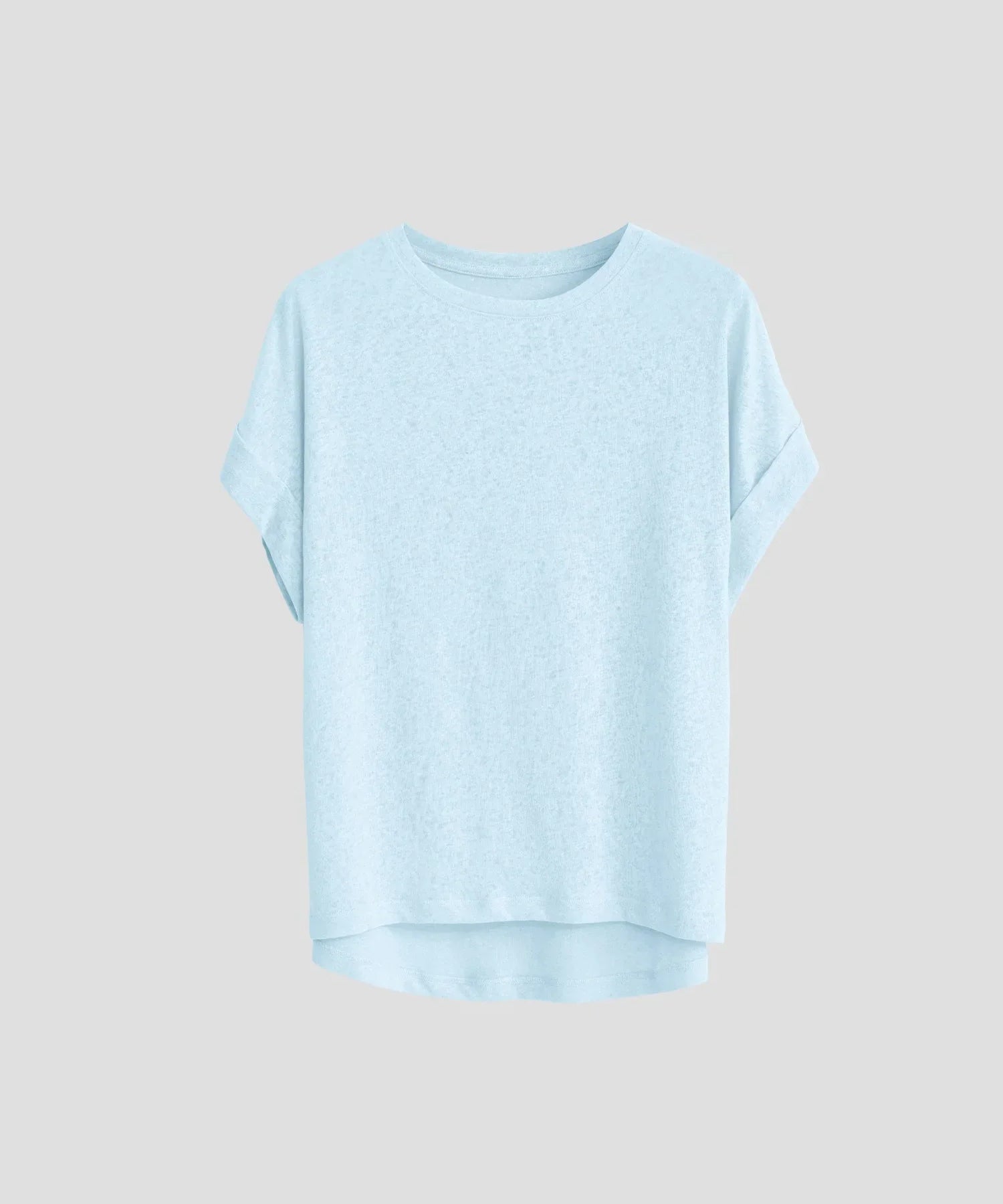 Genevieve | Women Tee With Cotton Linen Oversized Fit