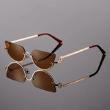 Camille | Women's Sunglasses with Metal Detailing and Floating Lenses