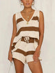 Serena | Women's Knit Vest Shorts Set