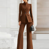 Eleanor | Women's Blazer Two Piece Set Trousers