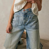 Candace | Women's Wide Leg Denim Jeans with High Waist