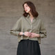 Josephine | Women Shirt With Linen Cropped Oversized Fit