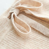 Nina | Women's Wool Knit Wide Leg Pants with High Waist