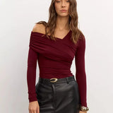 Clara| Women Top With One Shoulder Design