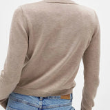 Camille | Women Cardigan With Knit Round Neck