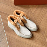 Lila | Women's Boots with Shearling Lining and Moc-Toe