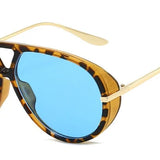 Natalie | Women's Aviator Sunglasses with Double Bridge and Metal Frame
