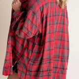 Samara | Women Shirt With Plaid Flannel Design