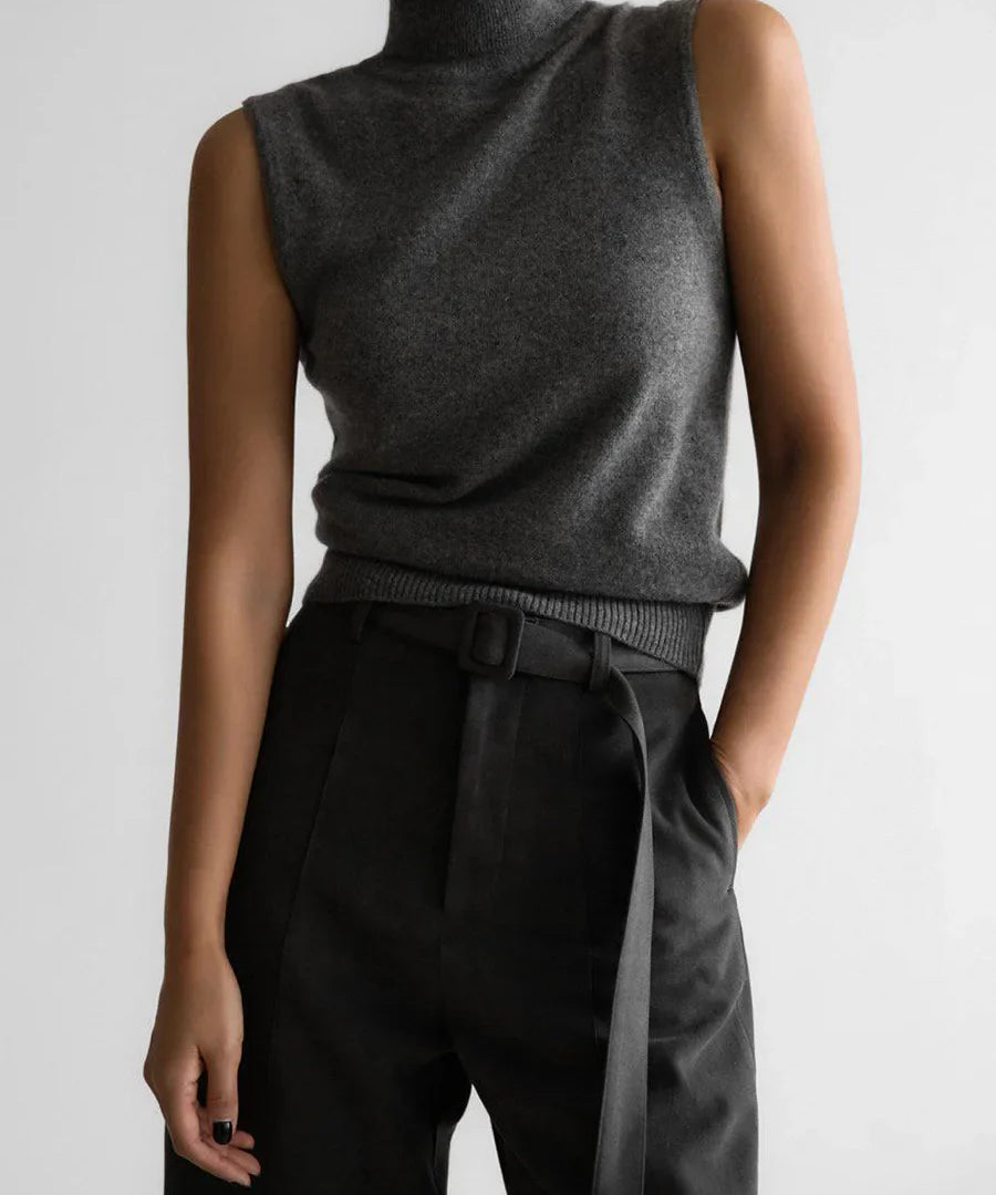Marenton | Women Knit Top With Wool Cashmere Blend