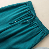 Savannah | Women's Pants with Elastic Waistband and Embroidered Hem