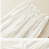 Fleurine | Women's Billowed Wide Leg Pants with Drawstring Waist