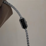 Solenne | Women Wrist Watch with Rectangular Case and Bracelet