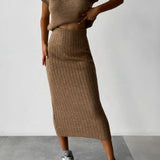 Marnie | Women's Ribbed Set with Fitted Design and Breathable Fabric