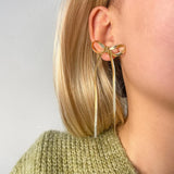 Isabelle | Women Earrings with Bow Design and Tassel