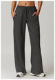 Ayla | Women's Straight Leg Running Pants with Elastic Waist