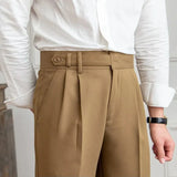 Jasper | Men's Pants with High Waist and Straight Legs