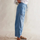Madison | Women's Loose Fit Denim Pants with Pull-On Waist