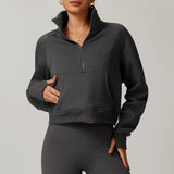 Taylor | Women's Half-Zip Fleece Hoodie for Workout and Training