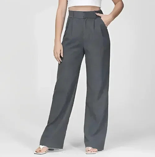 Colette | Women's High Waist Wide Leg Tailored Trousers