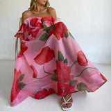 Helena | Women's Two Piece Set with Ruffle Top and Polka Dot Skirt