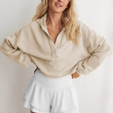 Faye | Women's Cropped Hoodie with Relaxed Fit and Soft Fabric Blend