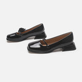 Rosetta | Women Mary Janes with Rose Accent and Glossy