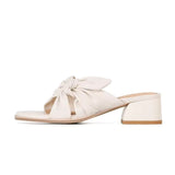 Corinne | Women's Slingback Sandals with Knot and Microfiber