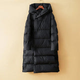 Isabella | Women's Full-Length Duck Down Parka with Structured Hood