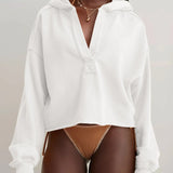 Faye | Women's Cropped Hoodie with Relaxed Fit and Soft Fabric Blend