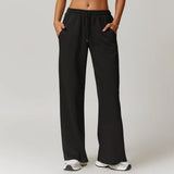Ayla | Women's Straight Leg Running Pants with Elastic Waist