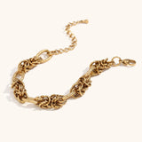 Liora | Women Bracelet with Knotted Design and Stainless Steel