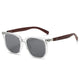 Sarah | | Women's Sunglasses with Wooden Arms and Square Frame