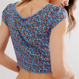 Elowen | Women Top With Lace Trim V Neck