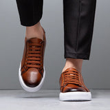 Quentin | Men's Leather Shoes with Leather Upper Insole