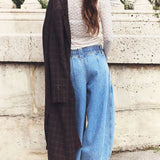 Marlowe | Women's Slouchy Denim Pants with Drawstring Waist